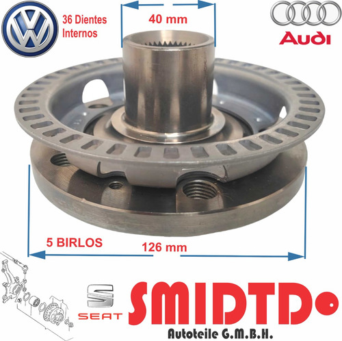 Espigas Rueda Maza Delan Traser Vw Golf Mk4 1.8 Turbo 99-07