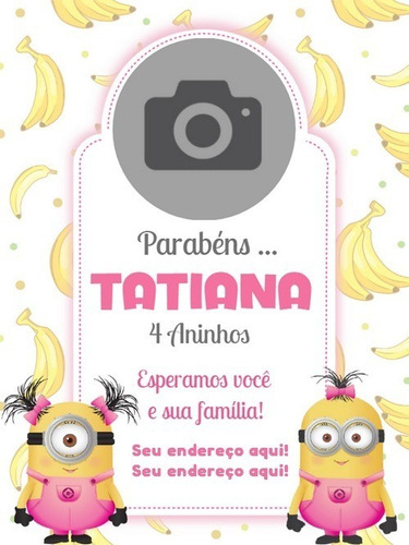 Imagem 5 de 7 de Convite Digital De Aniversário - Minions E Shrek