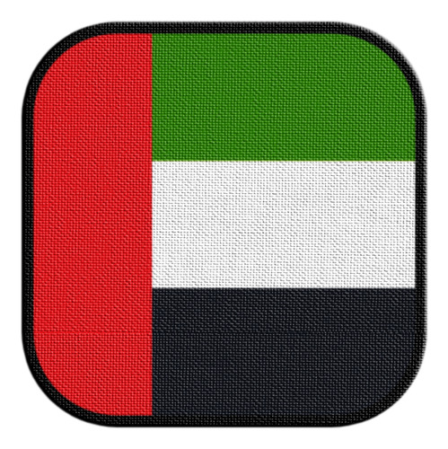 Parche Termoadhesivo Square Bandera Emiratos Arabes Unidos