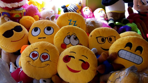Cojin Emoticon Paquete 15 Pzas Mayoreo Negocio Emoji