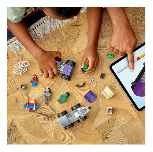 Lego Marvel Hulk Vs Rhino Monster Truck Showdown, Juguete Pa
