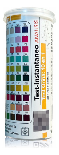 Test De Orina- 10 Parametros (cetosis, Glucosa, Prot) - 40u