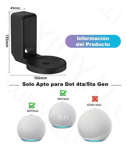 Soporte Para Alexa Echo Dot 4ta 5ta Generation Base Stand