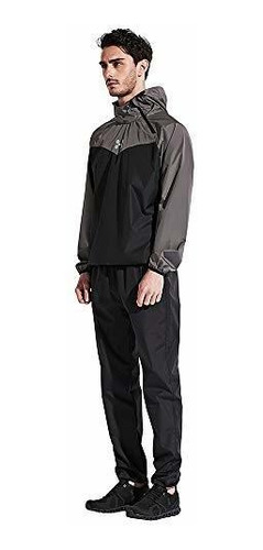 Traje Sauna Traje Deportivo Hombre Perdida De Peso Slim Fit
