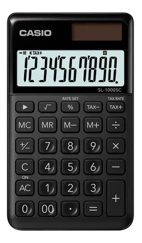 Calculadora Portatil Casio Sl-1000sc 10 Digitos Pantalla Xl