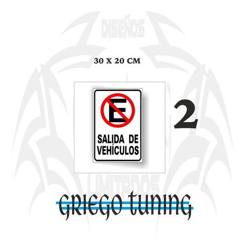 Imagen 4 de 6 de Cartel No Prohibido Estacionar Impreso Plástico 30x20cm
