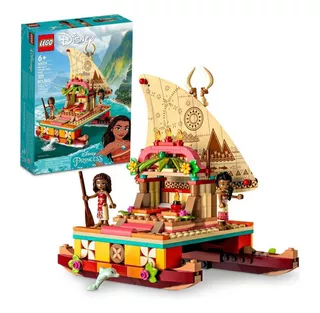 Kit Lego Disney Barco Aventurero De Vaiana 43210 321 Piezas