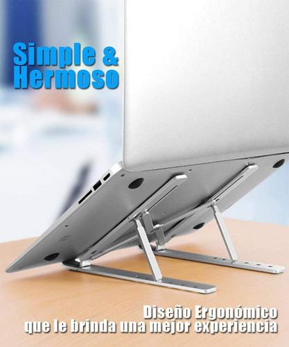 Soporte De Aluminio Para Computadora Portátil O Tableta