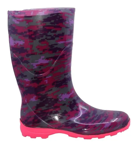 Botas Hule Dama 22 26 Pinet Asali Moda Lluvia Acu tica Gnv