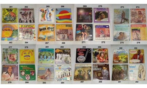 Ler Descripción Disco Lp Vinil Tropical Cumbia Salsa Grupero (Usado)