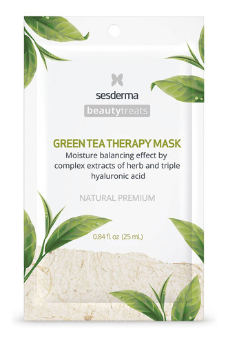 Máscara Facial Hidratante Green Tea Therapy Mask - Sesderma 