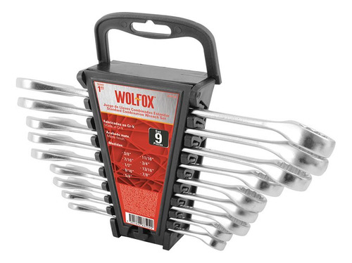 Juego De 9 Llaves Combinadas Milimétricas Wolfox Wf0200