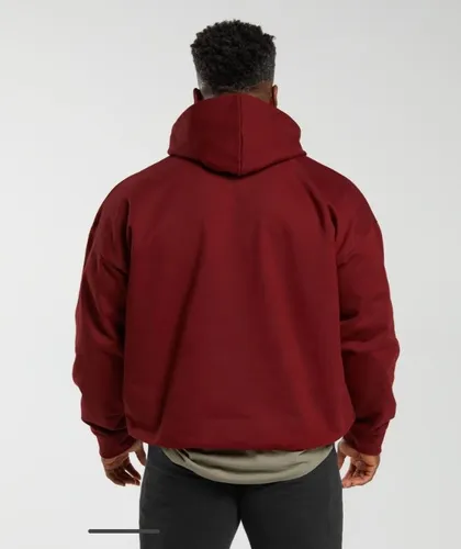 Gymshark red hoodie hotsell