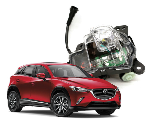 Faro Auxiliar Mazda Cx3 Cx-3 2016 2017 2018 Derecho