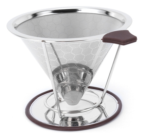 Embudo De Malla Con Soporte De Acero Inoxidable Para Filtro