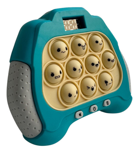 Pop It Consola Electronica Sensorial Luz Sonido Multijugador Celeste