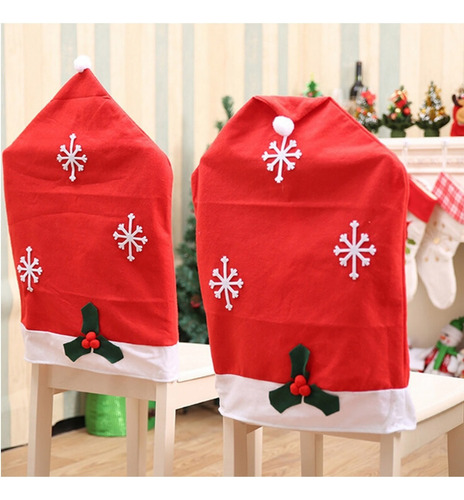 Pack 2 Funda Silla Comedor , Decora Tucasa Para Esta Navidad