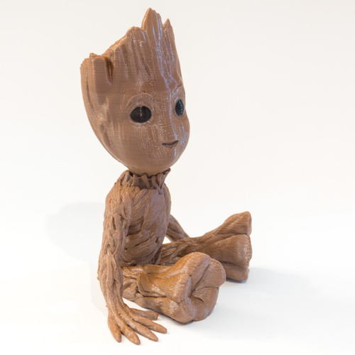 Boneco Baby Groot *30cm* (guardiões Galáxias) Cabeça Móvel