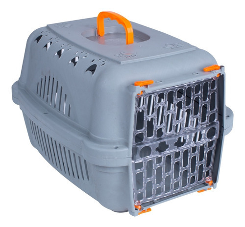 Durapets Falcon caixa de transporte cães gatos Nº3 cor neon laranja