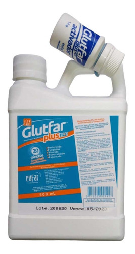 Glutfar Plus Hld Glutaraldehido 2% Potencializado Eufar