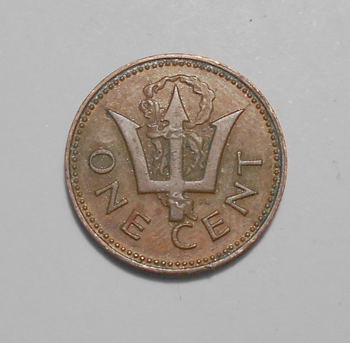Barbados Moneda De 1 Cent De Dolar 1973 - Km#10
