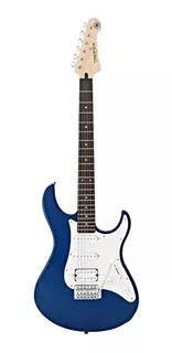 Guitarra elétrica Yamaha PAC012/100 Series 012 de mogno dark blue metallic brilhante com diapasão de pau-rosa