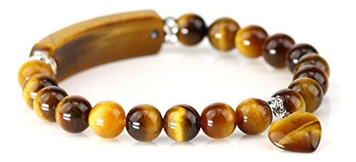 Pulsera Elástica Hecha A Mano Con Piedras Preciosas Bange 7,