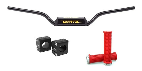 Manubrio Wirtz® Atv Wr5 28mm Puños Lock On Raptor Banshee