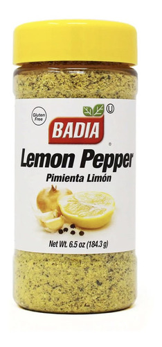 Pimienta Limón 184,3gr - Lemon Pepper Badia