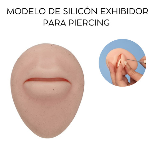 Labios Silicona Micropigmentación Tatuaje Exhibidor Piercing