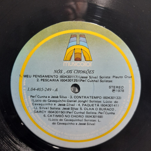 Vinil Lp Nós, Os Chorões 1978 Ótimo Estado