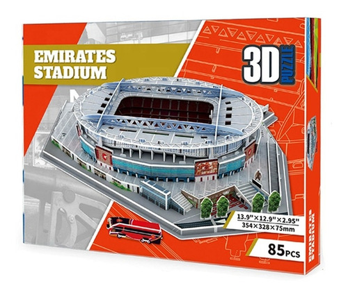 Puzzle 3d De 85 Pcs Emirates Stadium