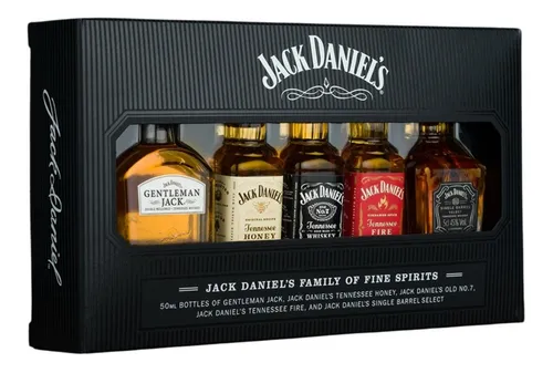comprar 5x Miniatura Jack Daniel's Single Barrel Gentleman Y Sabores