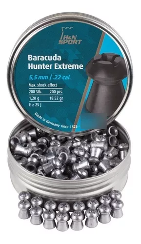 Balines H&n Baracuda Hunter Extreme 5.5 Mm - Local Palermo - Puerta de  Pescadores