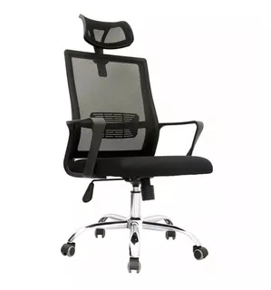 Silla De Oficina Giratoria Adal Pro - Ergoclass® Color Negro