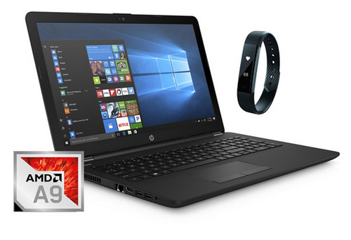 Hp Laptop Amd A9-9420+pulsera De Actividad Fitnes Smartwatch