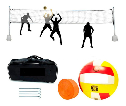 Alquiler Red Volleybol+pelota+cinta + Soportes G P