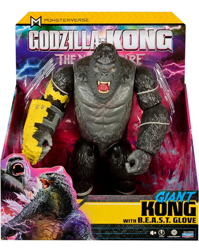  Godzilla X Kong Figura Kong Gigante Con Beast Glove 28cm