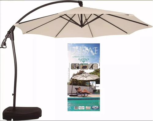 Gazebo Guarda Sol Ombrelone Dubai Com Base 