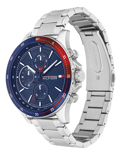 Reloj Tommy Hilfiger Caballero Color Plateado 1791718 - S007