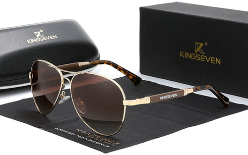 Gafas De Sol Polarizadas Kingseven Titanium Alloy Pilot 7730