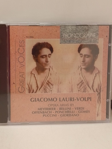 Giacomo Lauri Volpi Opera Arias Cd Nuevo 