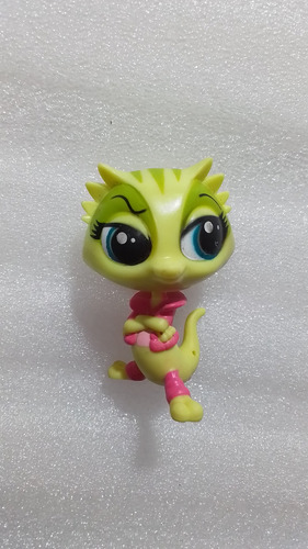 Juguete Littlest Pet Shop Iguana Lemon Face Mcgils Hasbro (Usado)