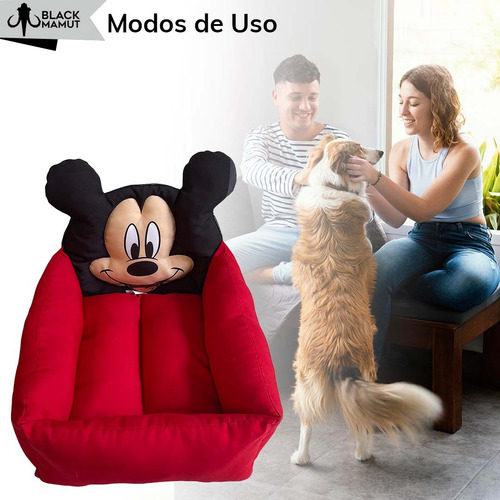 Cama Mascota Perro Mickey Mouse Pets Resistente Cómoda
