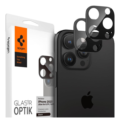 2 Protetores De Lente Optik Para iPhone 15 Pro / 15 Pro Max