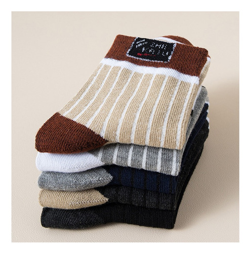 10pcs Calcetines De Algodón Transpirables Para Hombres