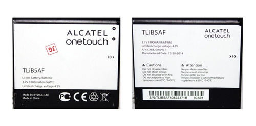 Batería Alcatel Onetouch Tlib5af