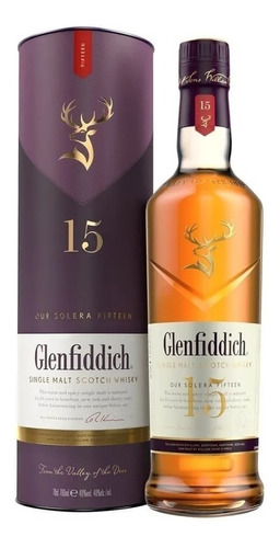 Whisky Glenfiddich 15 Años Single Malt 750 Ml. Con Estuche