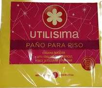 Comprar Paño Para Piso Amarillo Multiuso 50x57cm Utilisima