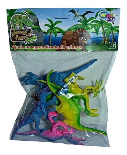 Dinossauro De Brinquedo Tiranossauro Rex Colorido Lançamento